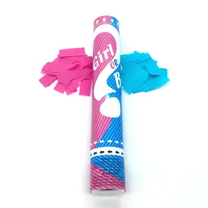 Best price Ali biodegradable flameproof party popper confetti cannon high quality luxury cannon electric confetti 80 cm