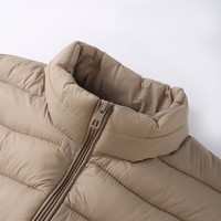 Chaqueta Ligera de Invierno para Exteriores con Cuello Alto, Cortavientos, Aislante Térmico, Plegable, para el Día a Día, Informal y Versátil
