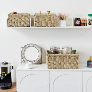 Set Of 3 Hand-Woven <b>Storage</b> <b>Baskets</b> For Organizing Handmade <b>Storage</b> <b>Basket</b> Wholesale eco-friendly Made in Vietnam - Product Image 4