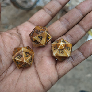 High demand product Buffalo bone Polished Eco-Friendly Buffalo Horn Bone Round D&d Dice <b>Gaming</b> European Style at best price - Product Image 3
