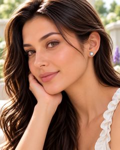 Pendientes de Plata de Ley 925 con Perlas y Flores, Joyería Fina de Moda al por Mayor, para Mujeres y Niñas, Uso Diario, Regalo - Product Image 4