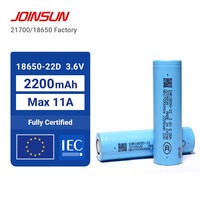 Batterie au lithium JOINSUN INR18650-22D 18650 22D 2200mAh pour véhicules électriques et outils de jardinage
