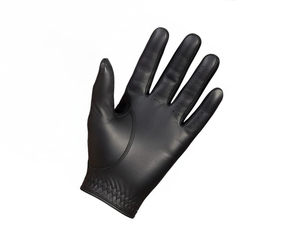 Guantes de Golf DARIB IMPEX de Piel de Cabra Negros Antideslizantes Transpirables con Cierre de Tirón para Hombre Deportivos con Relieve - Product Image 4