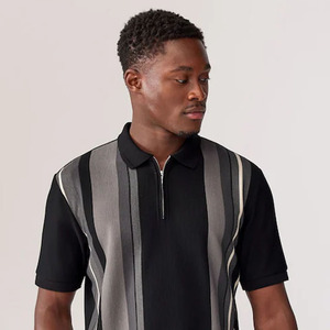 Camiseta de Hombre con Diseño Moderno, Superventas, 100% Algodón, Estampado Floral, Talla Grande, Calidad Premium, Secado Rápido, Transpirable, con Cierre de Cremallera - Product Image 4