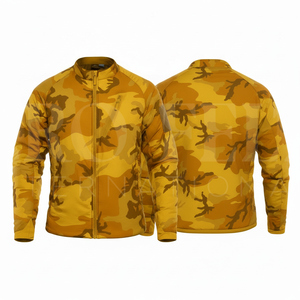 Veste de travail camouflage élégante et tendance, personnalisable, unisexe, avec logo sur mesure, manches longues, en mélange de coton, coupe classique - Product Image 4