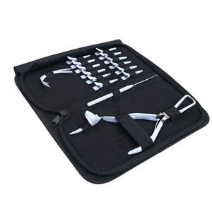 Juego de Herramientas para Extensiones de Cabello de Salón con Pinza Quita Cuentas, Lazo para Tirar Cabello, Agujas Curvas para Extensiones y Pinzas de Seccionamiento - Product Image 1
