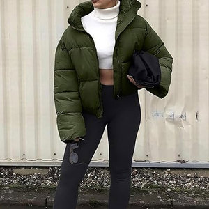 Blousons matelassés unisexes en gros, longs, imprimés, techniques, à bas prix, très demandés, vêtements pour femmes - Product Image 4