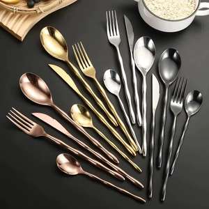 Juego de Cubiertos de Acero Inoxidable Sostenible de Aspecto Lujoso |   Cubiertos Duraderos para Hoteles, Bodas, Fiestas y Restaurantes de Alta Cocina - Product Image 6