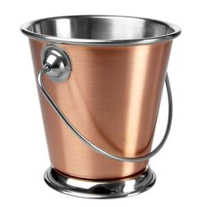 Best Quality Vintage Style Solid Copper <b>Bucket</b> with Brass Handle Corrosion Resistant Easy to Clean for Bathroom and Balcony Use - Product Image 2
