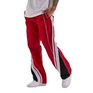 Pantalon pour homme coupe ample 100% Coton Écologique Séchage rapide Respirant Anti-plis Anti-boulochage Doublure polaire Taille mi-haute Cordon de serrage - Product Image 3