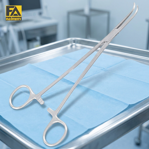 คีมจับห้ามเลือด GEMINI MIXTERHAEMOSTATIC FORCEPS แบบโค้งเต็มรูปแบบ ผลิตจากสแตนเลสสตีล คุณภาพพรีเมียม ใช้งานด้วยมือ ได้รับการรับรองมาตรฐาน CE สำหรับเครื่องมือผ่าตัด - Product Image 3