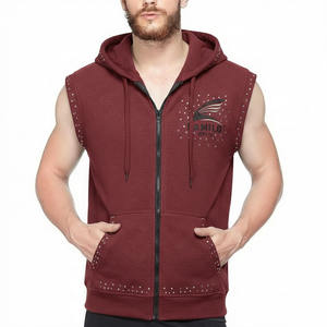 Sudadera sin Mangas Ligera de Algodón 100% para Hombre, Estilo Deportivo, la Más Vendida, para Fitness Muscular, Básica, Mezcla de Algodón - Product Image 5