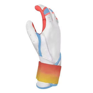 Nouveaux gants de frappeur en cuir véritable, design innovant, qualité supérieure, pour softball, faible MOQ - Product Image 3