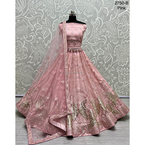 Collections de velours de vêtements de mariée indiens pour la mariée avec le travail de Zarkhan par Fabzone - Product Image 5