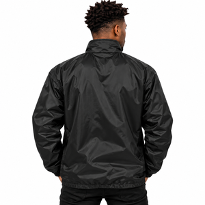 Phi Beta Sigma <b>Men</b> Embroidered Bomber <b>Jacket</b> Greek <b>Letter</b> Varsity Coat Ribbed Collar Snap Button Fraternity College Style - Product Image 2