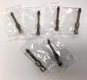 Phillips <b>Screwdriver</b> Bit PH2 Sand Blasted Finish 50mm Forged Impact Steel Individual Piece with PP Bag Taiwan OEM DIY - Product Image 3