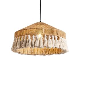 Abat-jour en rotin de haute qualité, abat-jour en bambou et jute pour lampe suspendue, lampe tissée pour luminaires en provenance du Bangladesh - Product Image 1