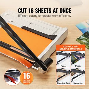 Taglierina a Ghigliottina Professionale per Carta, Lunghezza di Taglio 15 Pollici, Capacità 16 Fogli, Formato A3, con Protezione Lama - Product Image 3