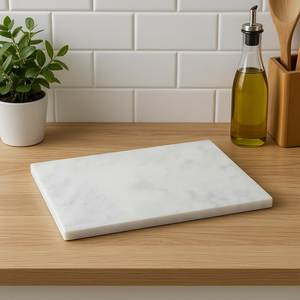Tabla de Cortar de Mármol Verde Hecha a Mano, Bloque de Corte Ecológico Antideslizante, Apto para Lavavajillas, para Cocina, Comedor y Charcutería - Product Image 2