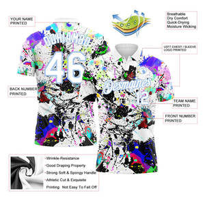 Super Oferta: Camiseta de Golf Personalizada con Logotipo, Sólida, Transpirable, de Secado Rápido, con Impresión por Transferencia de Calor, Manga Corta para Hombre - Product Image 2