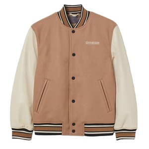 Veste Lettermen sur mesure 100% coton pour homme, manches longues, confortable, respirante, col montant, décontractée, soldes hiver - Product Image 1