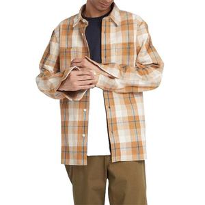 Chemise en flanelle à carreaux pour homme, manches longues, décontractée, boutonnée, col rabattu, pour l'automne, confortable, prix raisonnable - Product Image 2