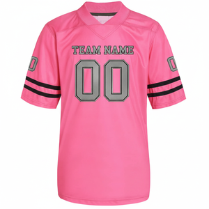 เสื้อฟุตบอลอเมริกันแบบซับลิเมชั่น ออกแบบเองได้ ผ้าซับเหงื่อ ชุดทีมสำหรับการแข่งขันระดับมืออาชีพ - Product Image 1