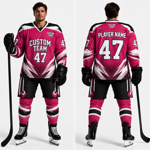 Conjunto de Uniforme de Hockey sobre Hielo, Jersey, Pantalones y Calcetines, Estilo Retro, Venta al Por Mayor, Proveedor, Fabricante, Exportador, Etiqueta Privada, OEM - Product Image 1