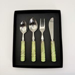 Ensemble de couverts en acier inoxydable poli miroir, vaisselle élégante pour la cuisine, les hôtels, les restaurants et la table. - Product Image 2