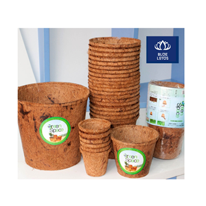 BEST-SELLER : Pot en fibre de coco écologique et sûr, pur coco bio, idéal pour les pépinières et la culture des racines – Vendeur direct - Product Image 1