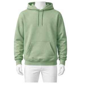 Sweat-shirt unisexe à capuche zippé en coton 100 % (340 GSM) pour l'hiver, coupe classique, tricoté, personnalisable sur le devant, pour homme, vente en gros - Product Image 3