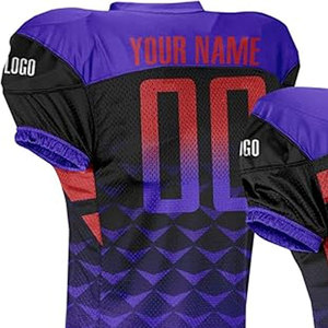 Maillot de football américain pour homme, séchage rapide, pour entraînement sportif, couleur personnalisée - Product Image 3