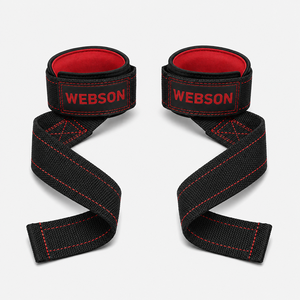 Sangles de levage WABSON SPORTS unisexes en coton de haute qualité, réglables, légères et antidérapantes pour la gym et l'entraînement physique, personnalisables - Product Image 6