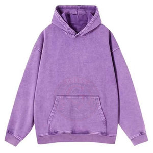 Sudadera con Capucha Retro para Mujer, Lavada, de Mezcla de Algodón Suave, con Silueta Relajada para Comodidad Diaria - Product Image 2