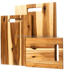 Ensemble de planches à découper en bois de haute qualité disponible en trois choix de tailles personnalisées Blocs à découper en bois de bambou naturel si écologiques - Product Image 4