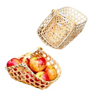 Artisan Straw BAMBOO <b>GIFT</b> <b>BASKET</b> Durable, Elegant, and Natural Wicker <b>Basket</b> for Retail Packaging - Product Image 1