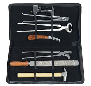 Veterinary Farrier <b>Tools</b> Kit for Hoof Care Cattle Horse Livestock Maintenance Professional Quality Durable Hoof Trimming <b>Tools</b> - Product Image 4