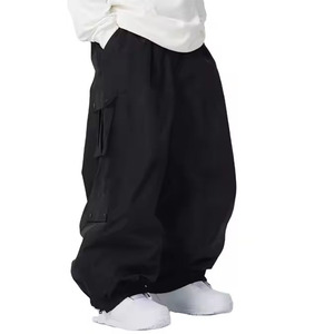 <b>Baggy</b> Unisex <b>Trousers</b> Loose Fit Wide Leg Oversized Casual Pants Relaxed Streetwear Clothing Comfortable Everyday Wear - Product Image 2