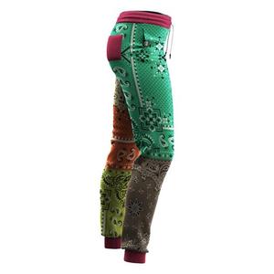 Men's Color Blocked Sublimation Sweatpants Elastic Waist Drawstring Casual <b>Joggers</b> Breathable <b>Polyester</b> Fleece Pants Autumn - Product Image 5