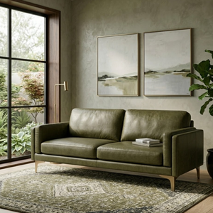 Sofá de Dos Plazas de Estilo Moderno de Mediados de Siglo, Minimalista y Elegante, Cómodo para Espacios Pequeños, Muebles para el Hogar, Muebles de Lujo - Product Image 1