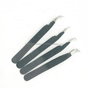Pinzas de Acero Inoxidable para Cejas, Herramientas de Extensión de Pestañas Postizas, Reparación de Pestañas, Pinzas Antiácidas de Alta Precisión - Product Image 4