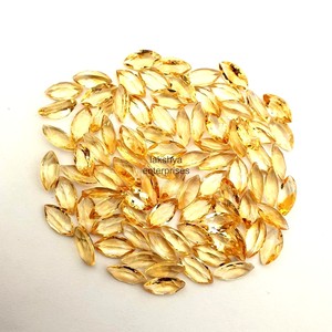 4MM 8MM Natural <b>Citrine</b> Marquise Cut Faceted Loose Gemstones Calibrated Stones Wholesale Bulk For Jewelry Making Top Grade Gem - Product Image 1