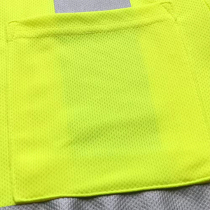 Wholesale High Quality Hi Vis Waterproof Reflective ANSI Class 3 Safety T-Shirts for Night Duty Workwear - Product Image 6