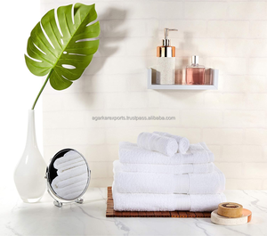 Ensemble de 6 serviettes de bain en coton – Vente en gros, serviettes douces et absorbantes 500 GSM avec logo - Product Image 3