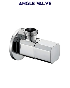 วาล์วปรับมุมห้องน้ำ อุปกรณ์ประปาโลหะ ผิวโครเมียม ติดผนัง - Product Image 3