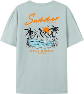 Camiseta Casual Estampada para Hombre, Camiseta Moderna con Gráficos, Tela Suave y Transpirable, Manga Corta, Estilo Diario, Prenda de Alta Calidad - Product Image 5