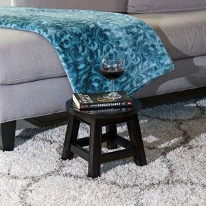 Sgabello in Legno Intagliato Queen Bee Espresso, Altri Prodotti di Arredamento per Bambini - Product Image 5