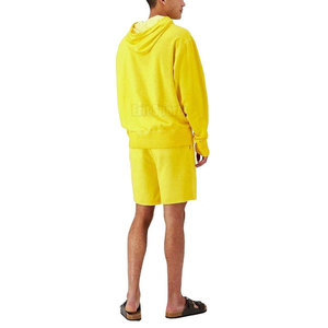 Men Casual Regular Fit Winter <b>Hoodie</b> & Shorts Set High Quality <b>Lightweight</b> Breathable Fabric - Product Image 3