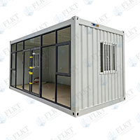Conteneur pliable FLKT à assemblage rapide, économique, assemblage en 10 minutes, directement de l'usine, bureau de chantier, CE/ISO