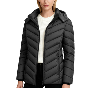 Windproof Warm Zipper Solid Color Winter Wear <b>Women</b> <b>Puffer</b> <b>Jacket</b> Top Selling Fashion <b>Women</b> <b>Waterproof</b> <b>Puffer</b> <b>Jackets</b> - Product Image 1